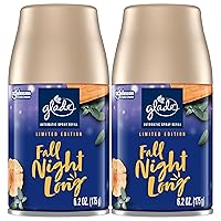 Glade Automatic Spray Refill, Air Freshener for Home and Bathroom, Fall Night Long, 6.2 Oz, 2 Count