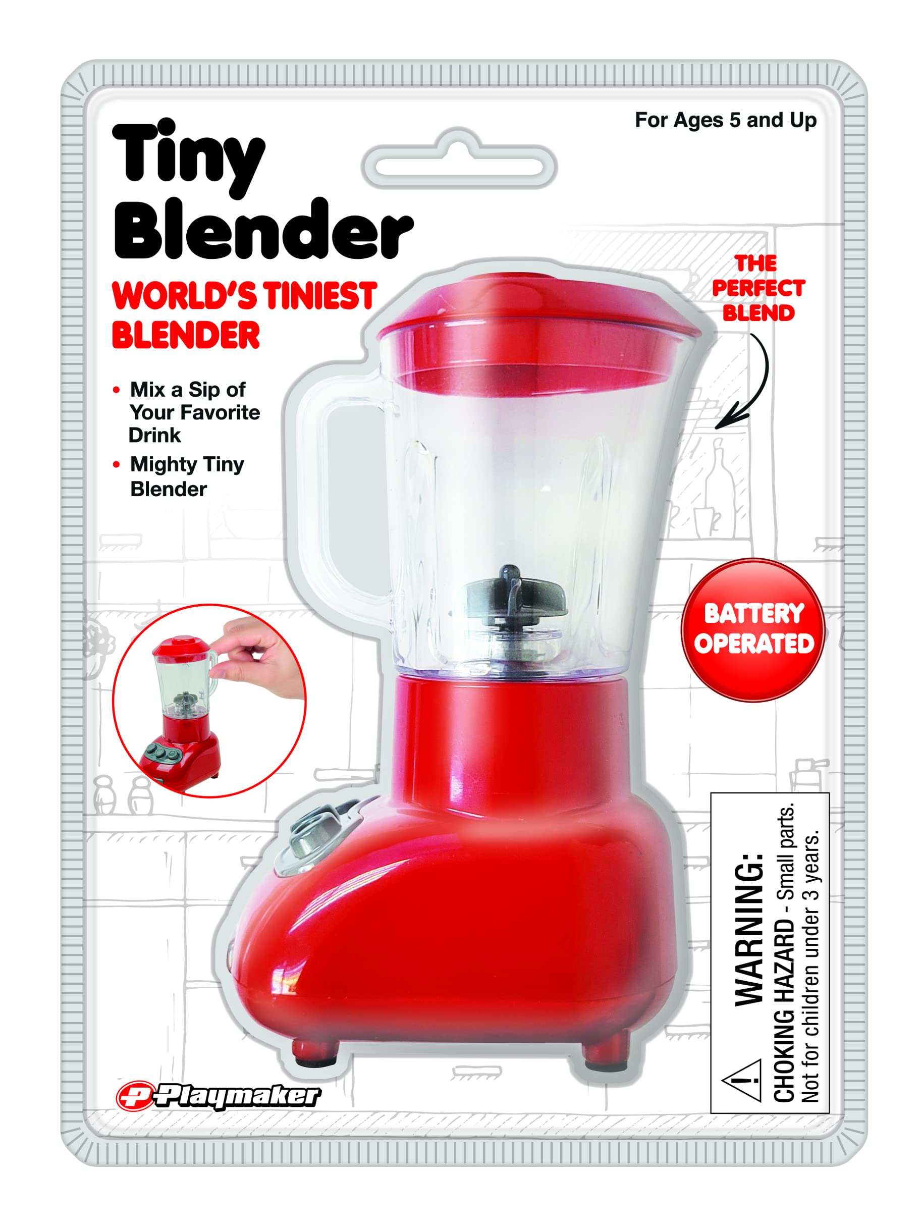 World's Tiniest Blender, Actually Blends, Perfect for Powdered Drinks