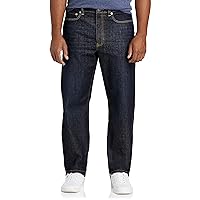 True Nation by DXL Men's Big and Tall Refined Blue Relaxed-Fit Jeans