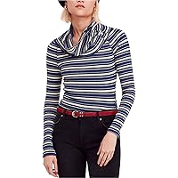 Free People Womens Cape Cod Striped Long Sleeve Knit Top
