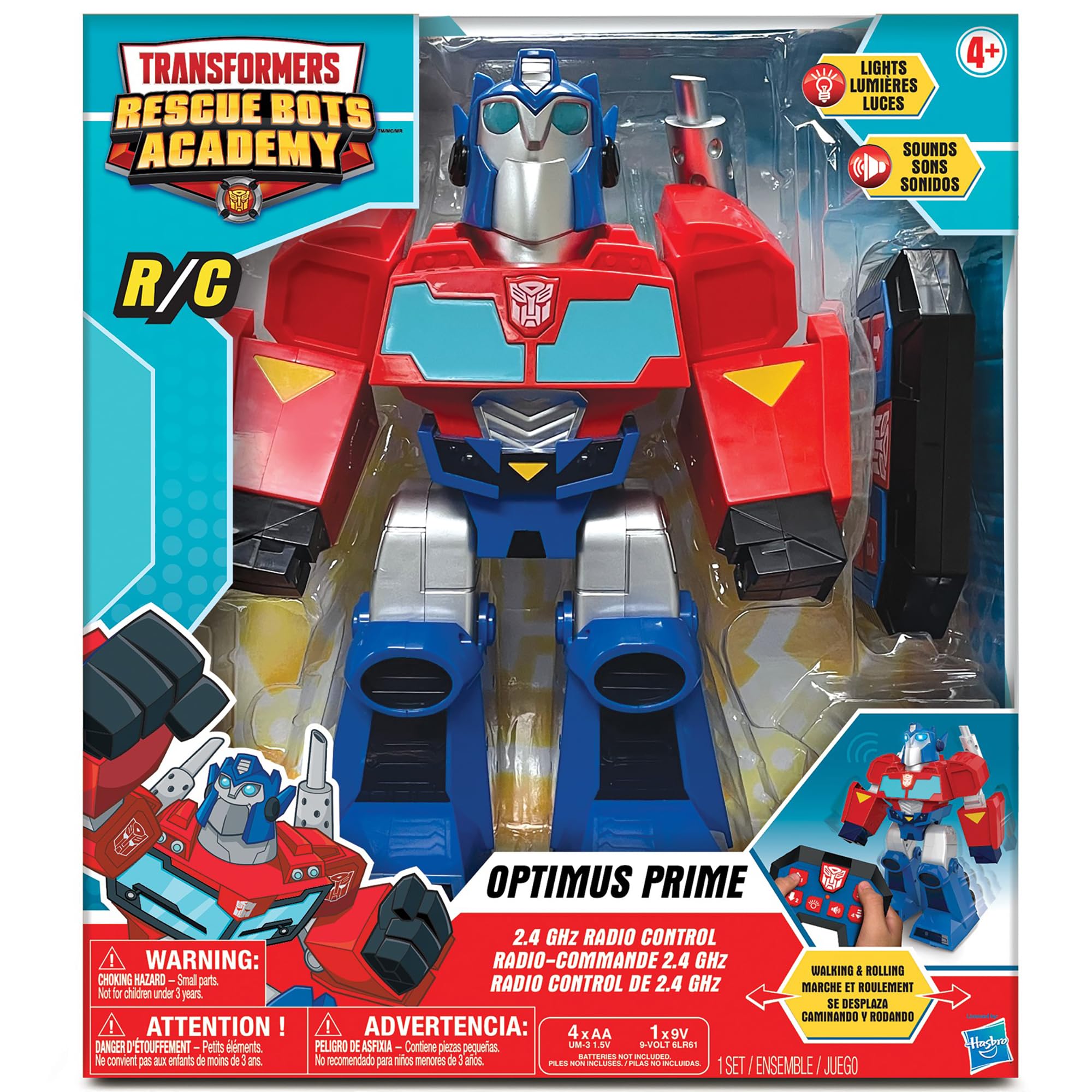 Jam'n Hasbro: Transformers Rescue Bots Academy: Optimus Prime RC Robot - 12