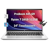 HP 2024 Latest ProBook 445 G9 Business Laptop (14