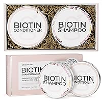 Biotin Shampoo and Conditioner Bars, Solid Shampoo Bar Shampoo and Conditioner for Hair, Shampoo and Conditioner Bar, Shampoo Bars and Conditioner Set for Hair Growth for Thinning Hair Loss