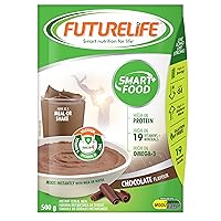 FUTURELIFE Smart Food | 500g/17.6oz | High In Protein | Gluten Free | Keto Friendly | High In Vitamins | High In Minerals | High In Fiber | (Chocolate, 2 Pack)