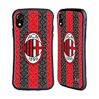 Head Case Designs Officially Licensed AC Milan Home 2020/21 Crest Kit Hybrid Case Compatible with Apple iPhone XR