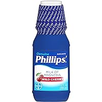 Phillips' Milk of Magnesia Liquid Wild Cherry - 12 oz, Pack of 3
