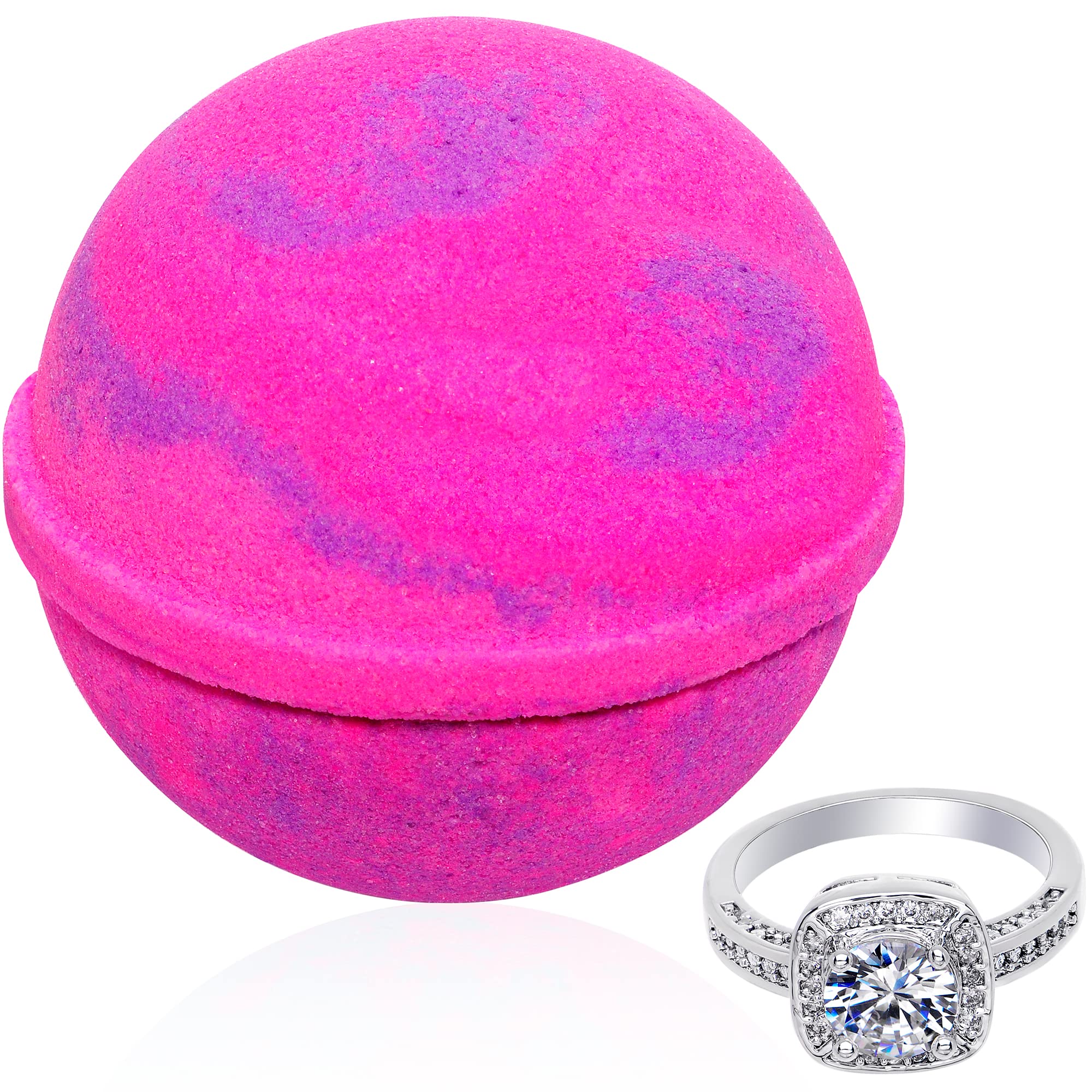 Bath Bomb with Size 8 Ring Inside Love Potion Extra Large 10 oz. Made in USA
