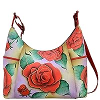 Anna by Anuschka Women's Leather Large Shoulder Hobo