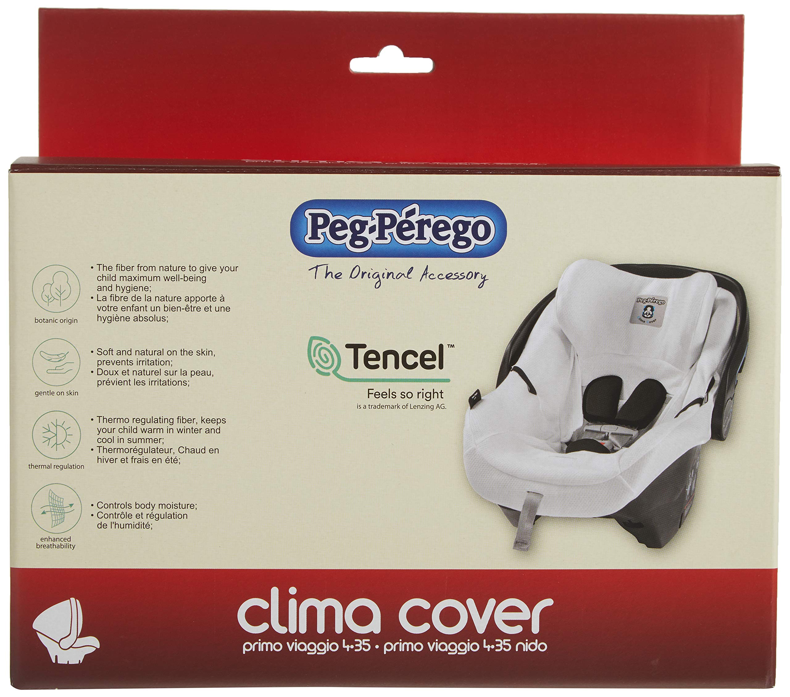 Peg Perego Primo Viaggio Clima Cover, White