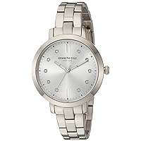 New York Women's Quartz Stainless Steel and Leather Casual Watch
