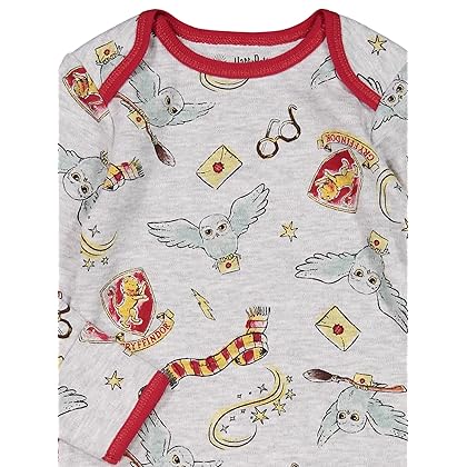 Harry Potter Hedwig Owl Baby Long Sleeve Swaddle Sleeper Gowns Newborn