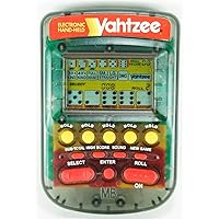 YAHTZEE Electronic Handheld Game 1995 CLEAR CASE EDITION (Includes Instructions)