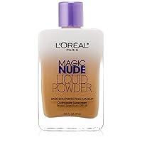 Magic Nude Liquid Powder Bare Skin Perfecting Makeup SPF 18, Buff Beige, 0.91 Ounces