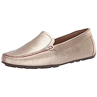 Driver Club USA Women's Leather Made in Brazil Luxury Driving Loafer with Venetian Detail