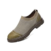 Men's Oxford Shoes Dress Shoes Lightweight Men's Business Casual Shoes Knitted Fashion Shoes Breathable Mesh Shoes