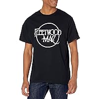 Fleetwood Mac Unisex-Adult Standard Official Black Logo T-Shirt