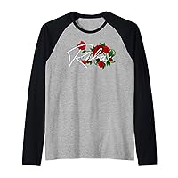 Reba T-Shirt Floral Rose Reba Name Birthday Shirt Gift Raglan Baseball Tee