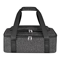 Casserole Carrier for Hot or Cold Food, Heat Resistant Insulated Casserole Dish Tote Bag for Potluck Parties Dinners Picnic Cookouts Beach, Fits 9
