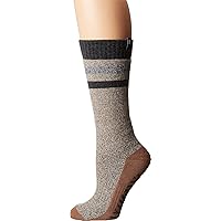 Sanuk Unisex The Down-Low Slipper Socks Tan Heather Mens L/XL