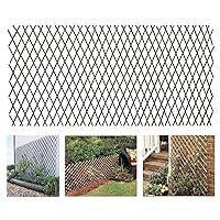Expandable Garden Trellis Plant Support Willow Lattice Fence Panel for Climbing Plants Vine Ivy Rose Cucumbers Clematis 36X92 Inch
