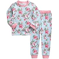 VAENAIT BABY 12M-12Y Infant Kids Junior Boys Girls Animal Truck Rabbit Character 100% Cotton Pajamas Set