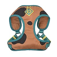 Scooby-Doo Warner Brothers Dog Harness | Soft and Comfortable Small Dog Harness Dog Harness No Pull Tan and Blue Dog Harness | Cute Dog Harnesses for Small Dogs (FF13498)