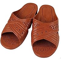 Traditional Rubber Sandals, Veranda Sandals, Men's, Open Front (Strong Against Rain, Wind, Sun, Durable, Outdoor, Toilet, Garden, Sandals)