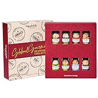 Thoughtfully Gourmet, Global Spice Collection Gift Set, International Seasonings Set, Flavors Include Greek, Italian, Mexican, Cajun Seasoning & More, Spice Set of 8