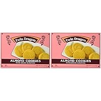 Twin Dragon Almond Cookies, 8 Oz (Pack of 2)