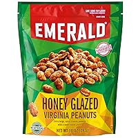 Nuts Honey Glazed XL Virginia Peanuts (1-Pack) | 10 Oz Resealable Bag | Kosher Dairy Certified, Non-GMO, Contains No Artificial Preservatives, Flavors or Synthetic Colors