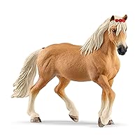 Schleich Horse Club 2023 Authentic Haflinger Mare Riding Horse Figurine - Realistic Detailed Riding Horse Mare Toy for Boys and Girls Imagination and Play, Highly Durable Gift for Kids Ages 5+