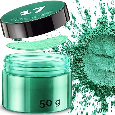 Dark Siver Cosmetic Grade Mica Powder 1.7 Oz - 50g Natural Pigment