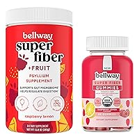 Bellway Super Fiber Powder + Fruit, Raspberry Lemon Super Fiber Gummies