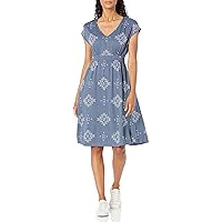 Pendleton Women's Cascade Lake Dress, Vintage Indigo, XXS