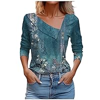 Plus Size Tshirt T Shirts for Women Long Sleeve Shirts for Women Womens Long Sleeve Shirts Shirts Going Out Tops Halter Tops for Women Compression Shirt T Shirts Turquoise S