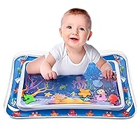 Yeeeasy Tummy Time Water Mat 丨Water Play Mat for Babies Tummy Time Water Play Mat for Infants and Toddlers 3 to 12 Months Promote Development Cute Baby Gifts