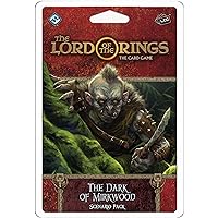 The Lord of the Rings The Card Game The Dark of Mirkwood SCENARIO PACK - Cooperative Adventure Game, Strategy Game, Ages 14+, 1-4 Players, 30-120 Min Playtime, Made by Fantasy Flight Games