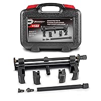 Powerbuilt Universal Pulley Puller Kit, Specialty Engine and Drive Train Tool Set, Remove Serpentine Pulleys, Service Car Vehicles, Storage Case 648443
