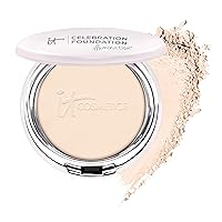 IT Cosmetics Celebration Foundation Illumination - Full-Coverage, Anti-Aging Powder Foundation - Blurs Pores, Wrinkles & Imperfections - 0.3 oz