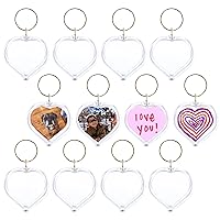 READY 2 LEARN Heart Key Rings - Set of 12 for Kids - Classroom Favors