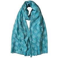 Mulberry Tree Print Scarf Womens Lightweight Fashion Large Wrap