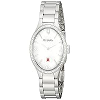 Bulova Women's 96R192 Analog Display Analog Quartz Silver Watch