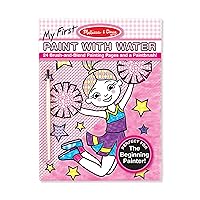 Melissa & Doug My First Paint With Water Art Pad - Cheerleaders, Flowers, Fairies, and More (24 Pages)