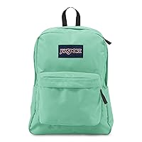 JanSport SuperBreak One Backpacks - Durable, Lightweight Bookbag with 1 Main Compartment, Front Utility Pocket with Built-in Organizer - Premium Backpack, Mint Chip