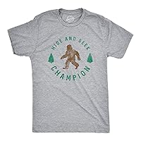 Crazy Dog Mens T Shirt Hide and Seek Champion Funny Bigfoot Graphic Sarcastic Tee