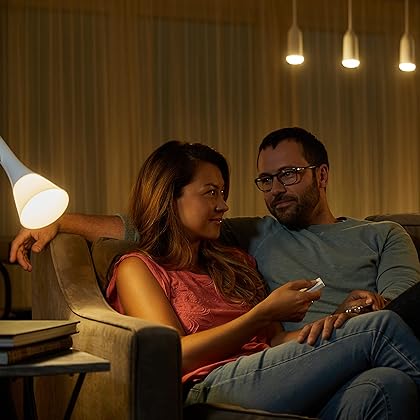 Philips Hue Smart Wireless Dimmer Switch V2 (Installation-Free, Exclusive for Philips Hue Lights) for Indoor Home Lighting, Livingroom, Bedroom