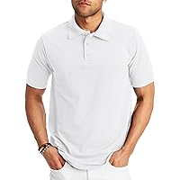 Hanes Men’s X-Temp Short Sleeve Polo Shirt, Midweight Men's Shirt