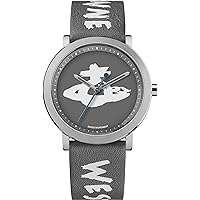 Vivienne Westwood Ladbroke Womens Quartz Watch with Grey Dial & Grey Leather Strap VV253GYGY, Grey, VV253GYGY-AMZUK