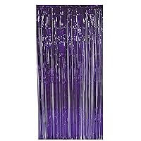 1-Ply FR Gleam 'N Curtain (purple) Party Accessory (1 count) (1/Pkg)