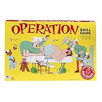 Operation Electronic Board Game, Family Games for Kids Ages 6+, Kids Board Games for 1+ Players, Funny Games for Kids, Kids Gifts (Amazon Exclusive)